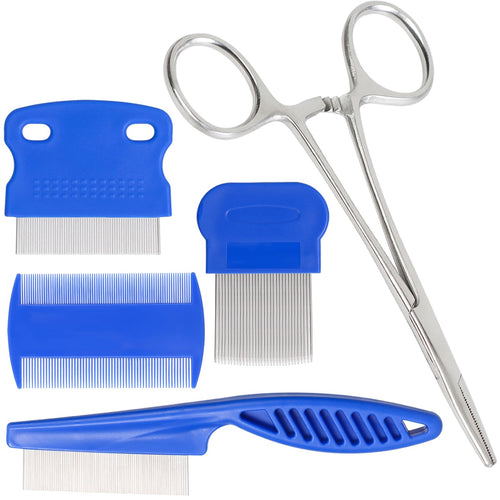 PacePup Flea & Tick Removal Kit — Complete Dog Grooming Comb Set